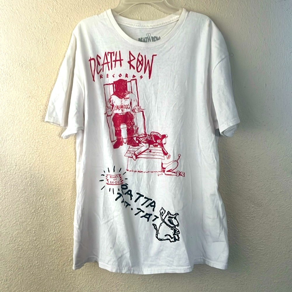 Men’s Death Row Records vintage y2k t shirt Large